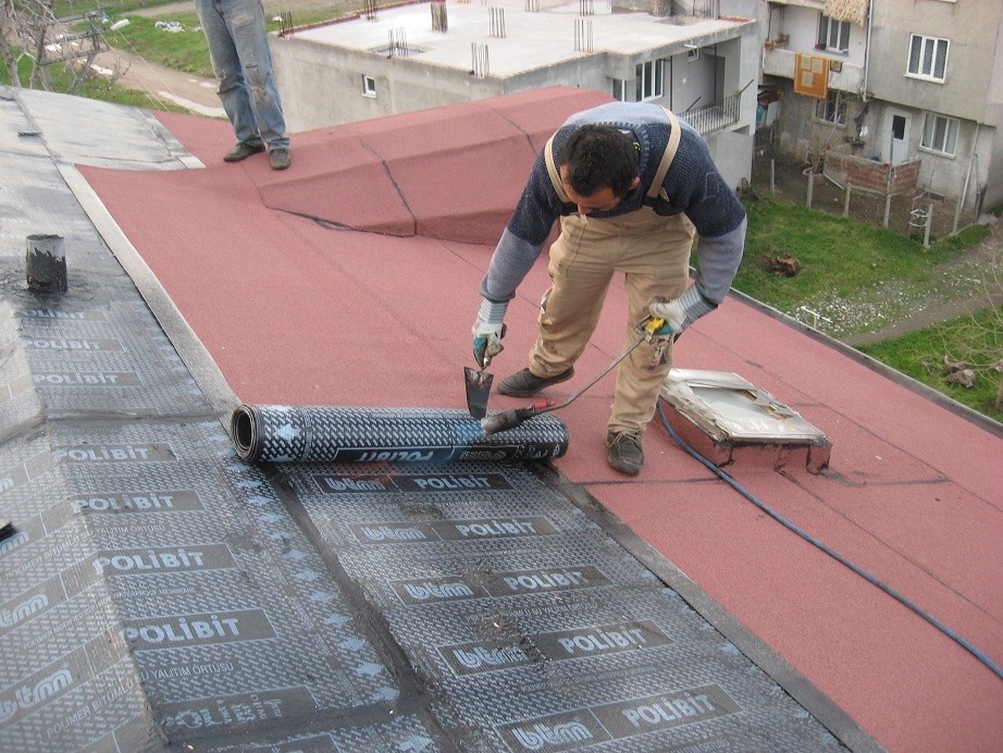 Uzundere profesyonel teras Çatı – Membran cati örneği